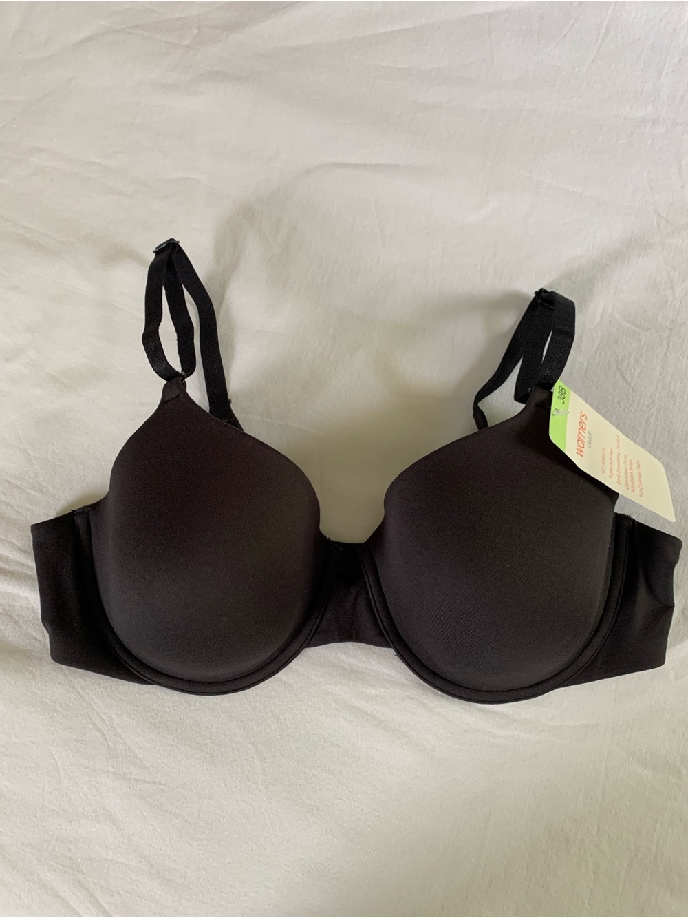 Warners Cloud 9 Black Bra 38B. NWT